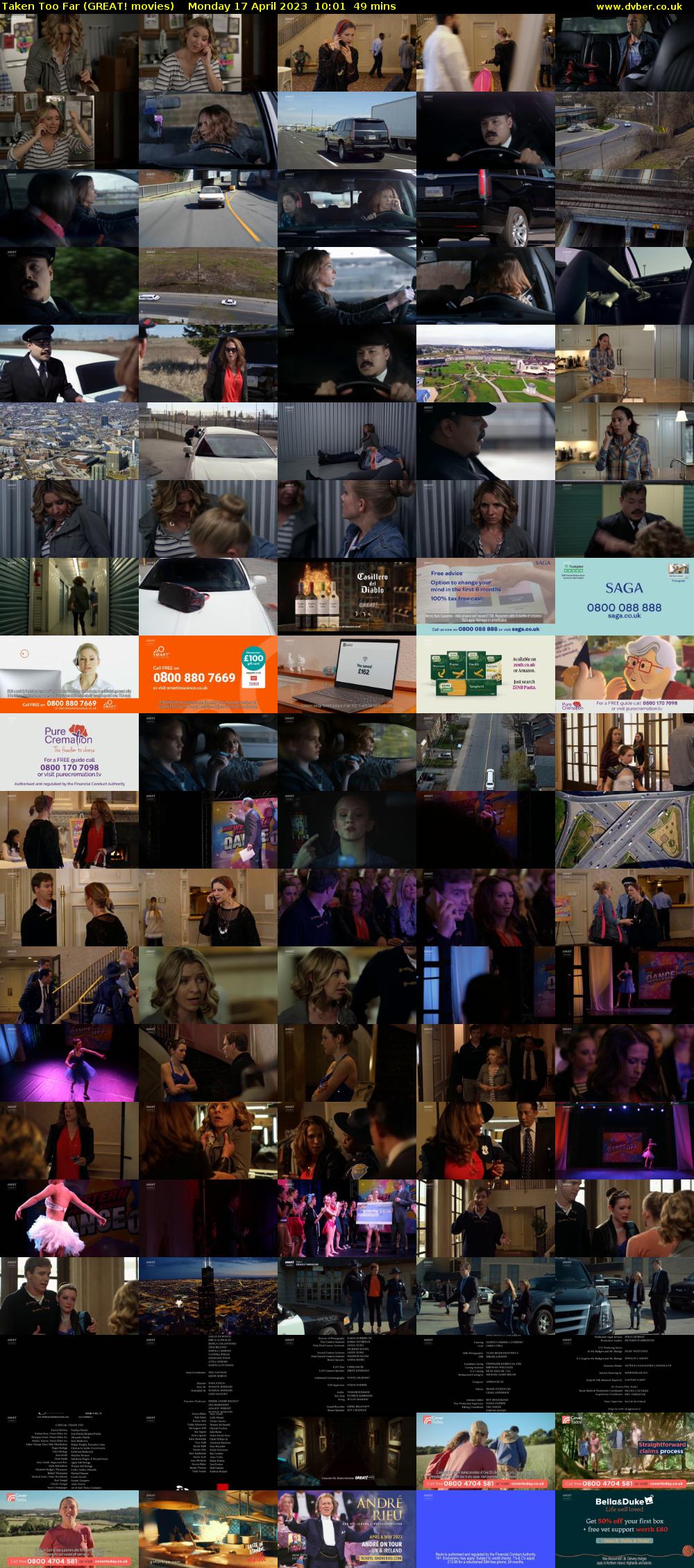 Taken Too Far (GREAT! movies) Monday 17 April 2023 10:01 - 10:50