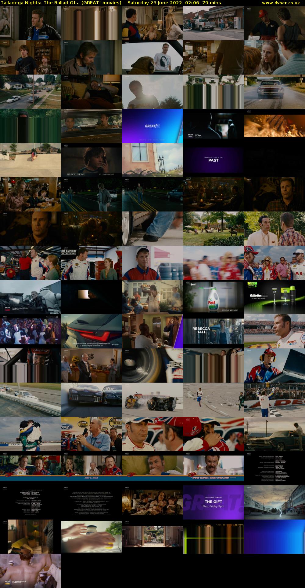 Talladega Nights: The Ballad Of... (GREAT! movies) Saturday 25 June 2022 02:06 - 03:25