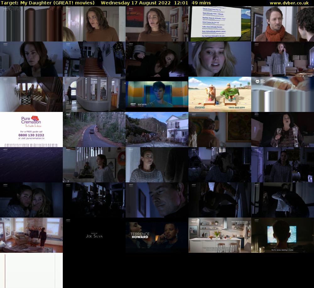Target: My Daughter (GREAT! movies) Wednesday 17 August 2022 12:01 - 12:50