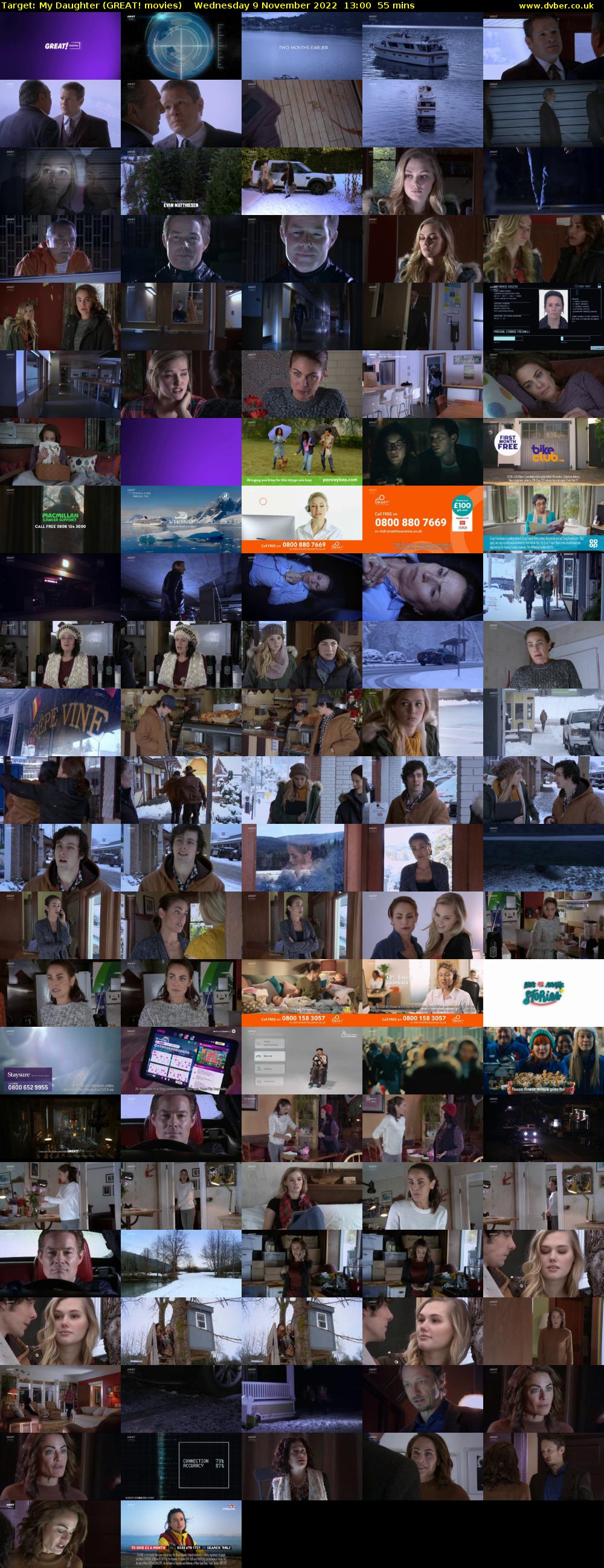 Target: My Daughter (GREAT! movies) Wednesday 9 November 2022 13:00 - 13:55