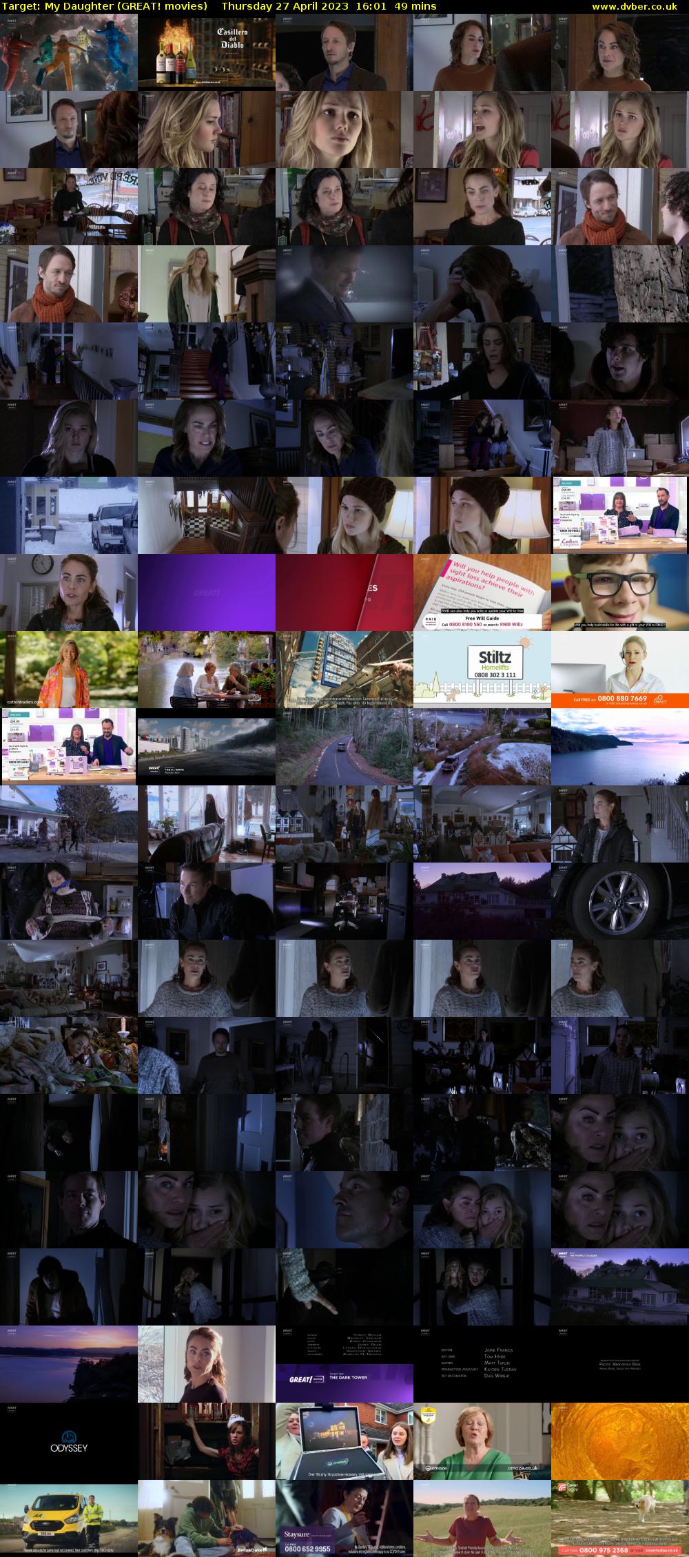 Target: My Daughter (GREAT! movies) Thursday 27 April 2023 16:01 - 16:50