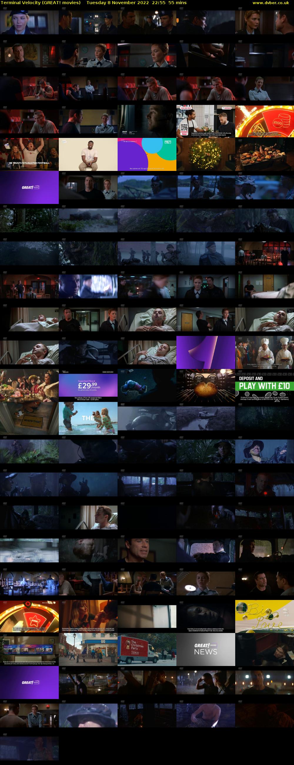 Terminal Velocity (GREAT! movies) Tuesday 8 November 2022 22:55 - 23:50