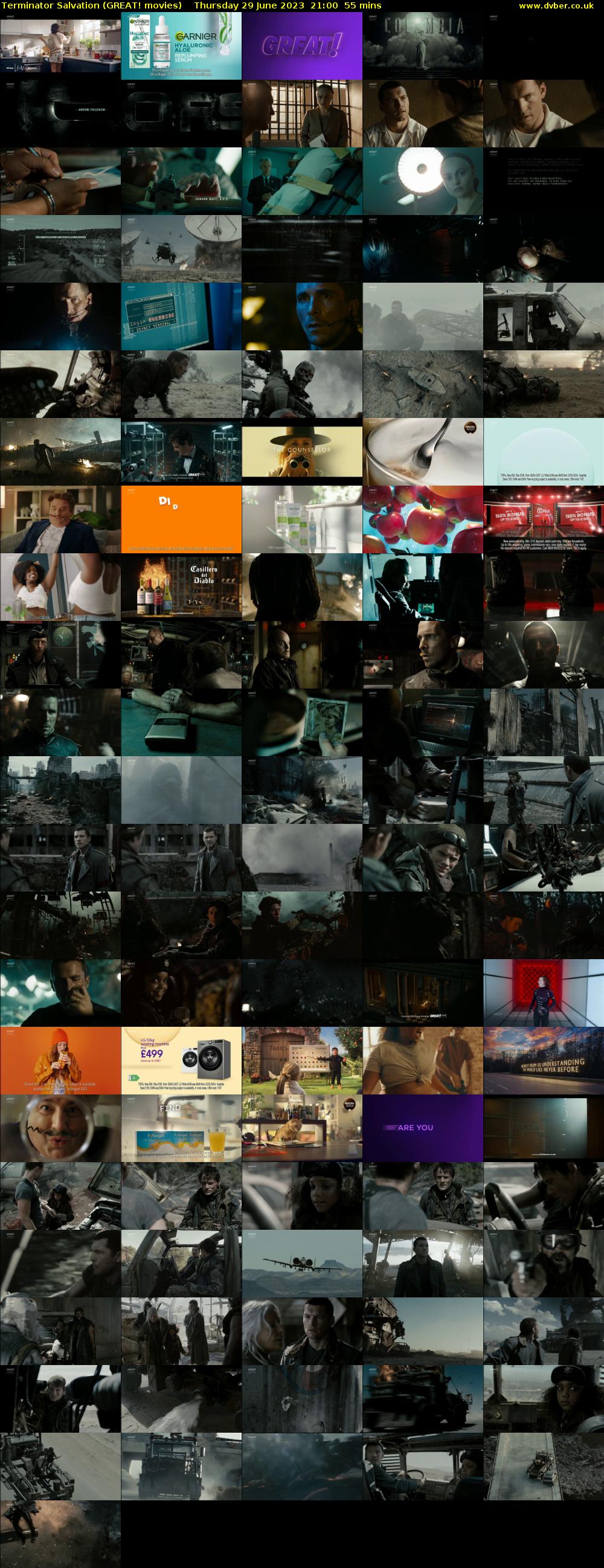 Terminator Salvation (GREAT! movies) Thursday 29 June 2023 21:00 - 21:55