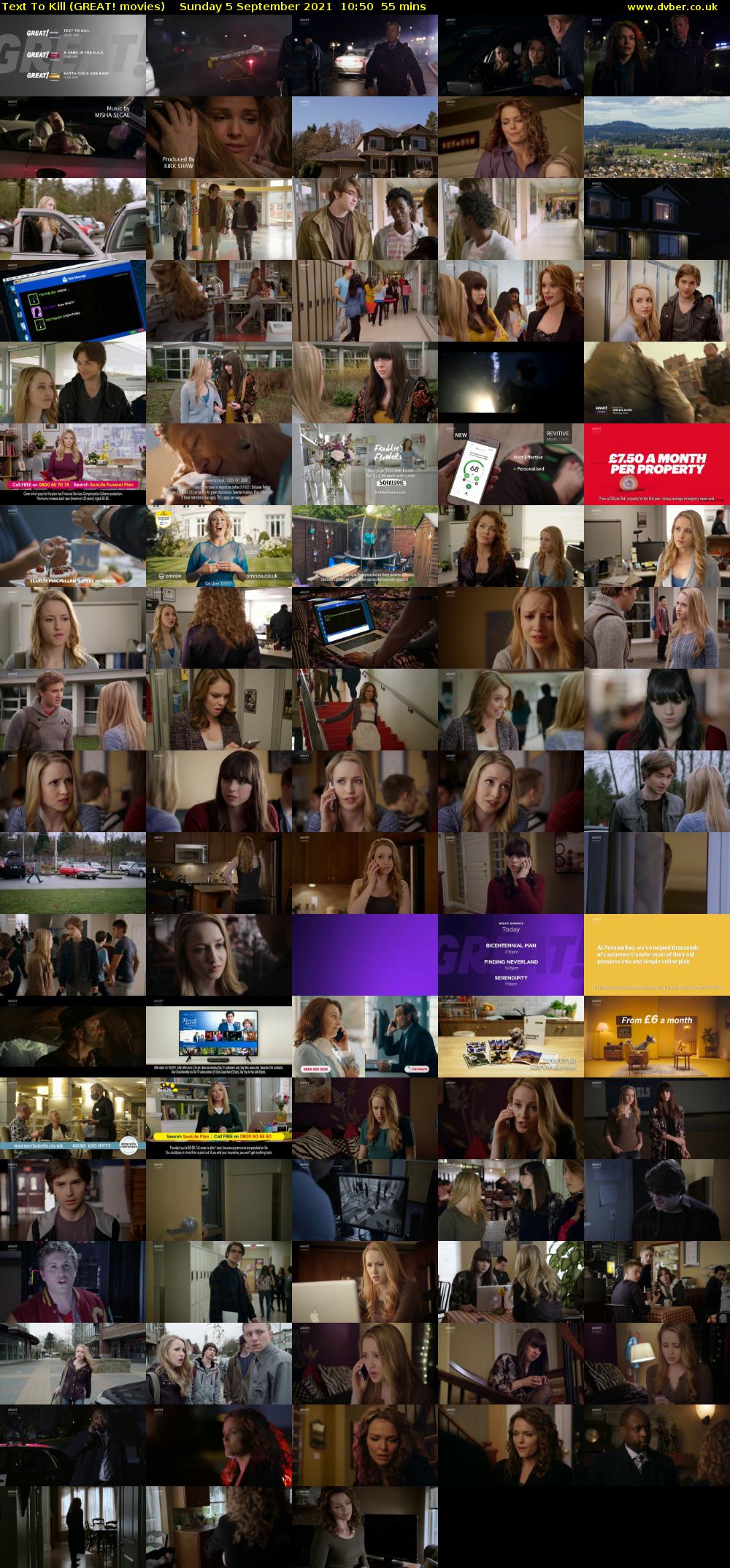 Text To Kill (GREAT! movies) Sunday 5 September 2021 10:50 - 11:45