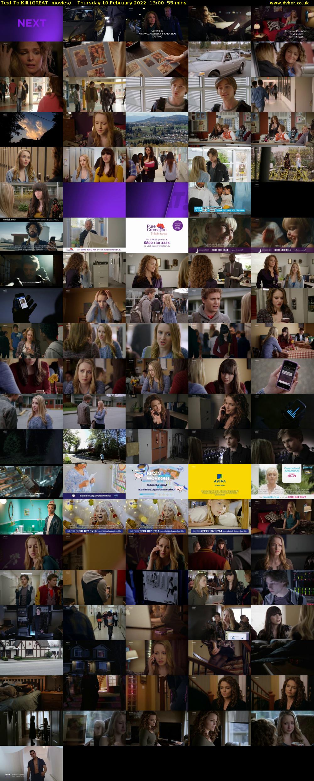 Text To Kill (GREAT! movies) Thursday 10 February 2022 13:00 - 13:55