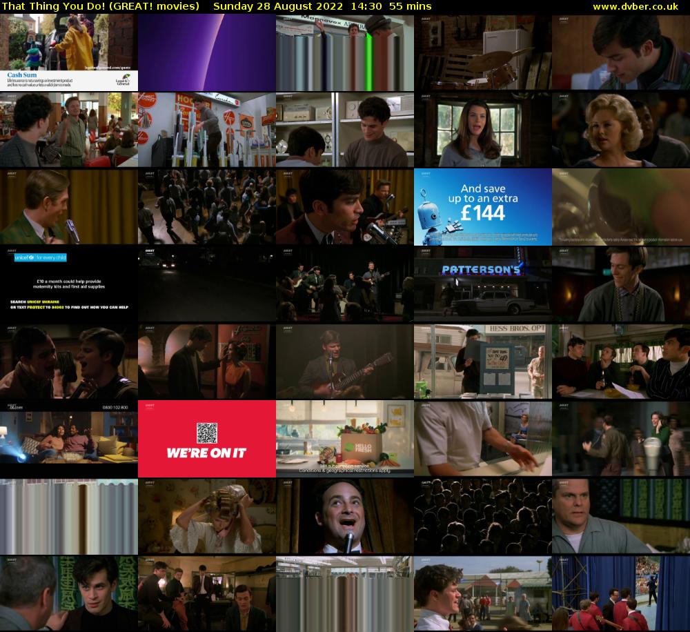 That Thing You Do! (GREAT! movies) Sunday 28 August 2022 14:30 - 15:25