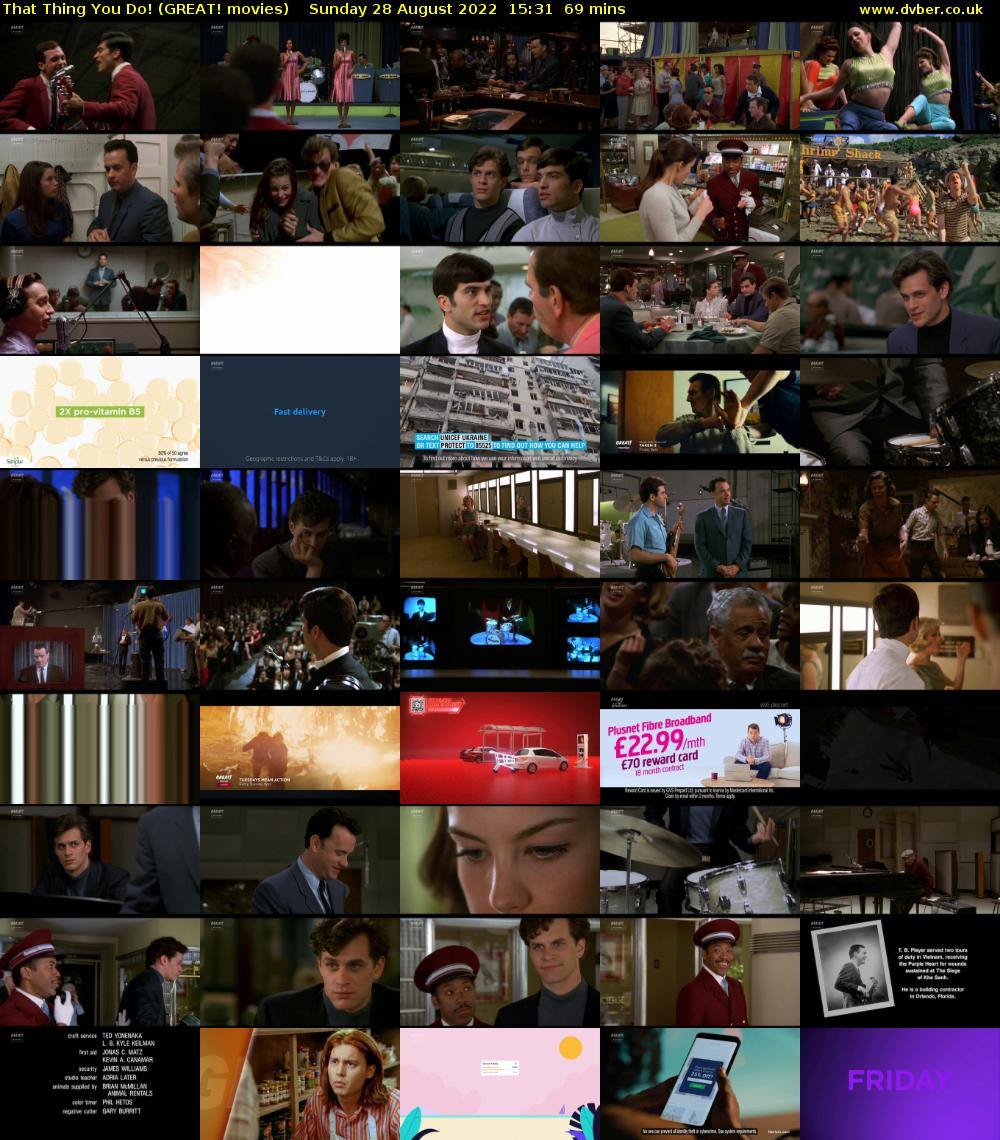 That Thing You Do! (GREAT! movies) Sunday 28 August 2022 15:31 - 16:40