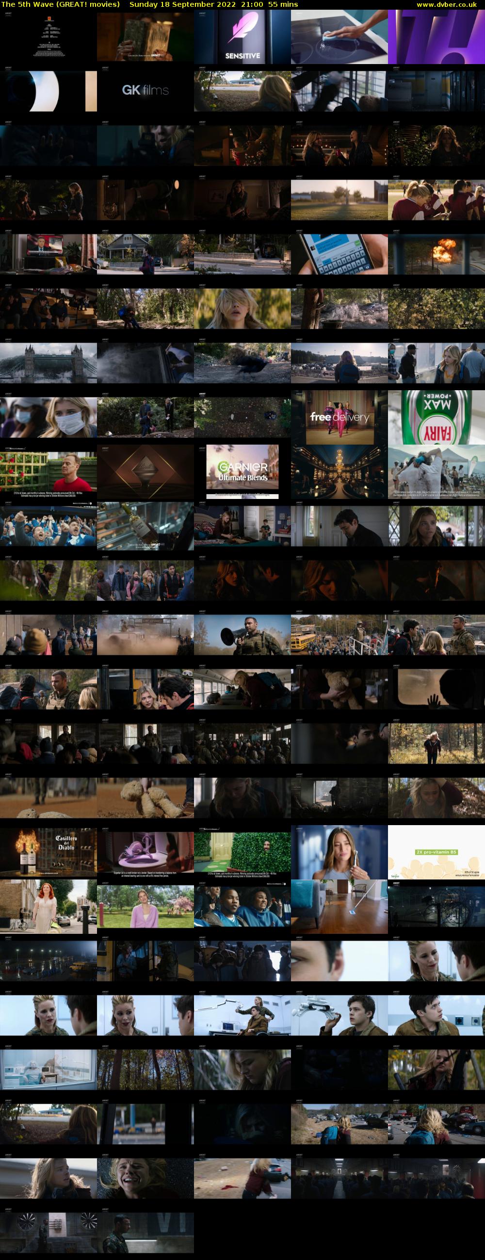 The 5th Wave (GREAT! movies) Sunday 18 September 2022 21:00 - 21:55