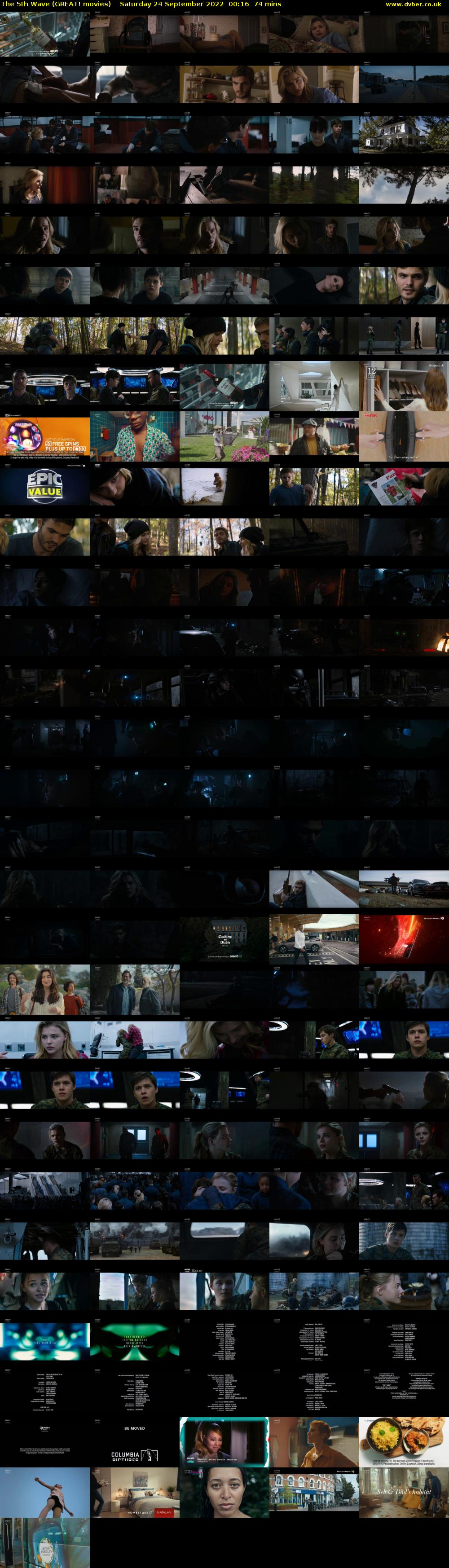 The 5th Wave (GREAT! movies) Saturday 24 September 2022 00:16 - 01:30