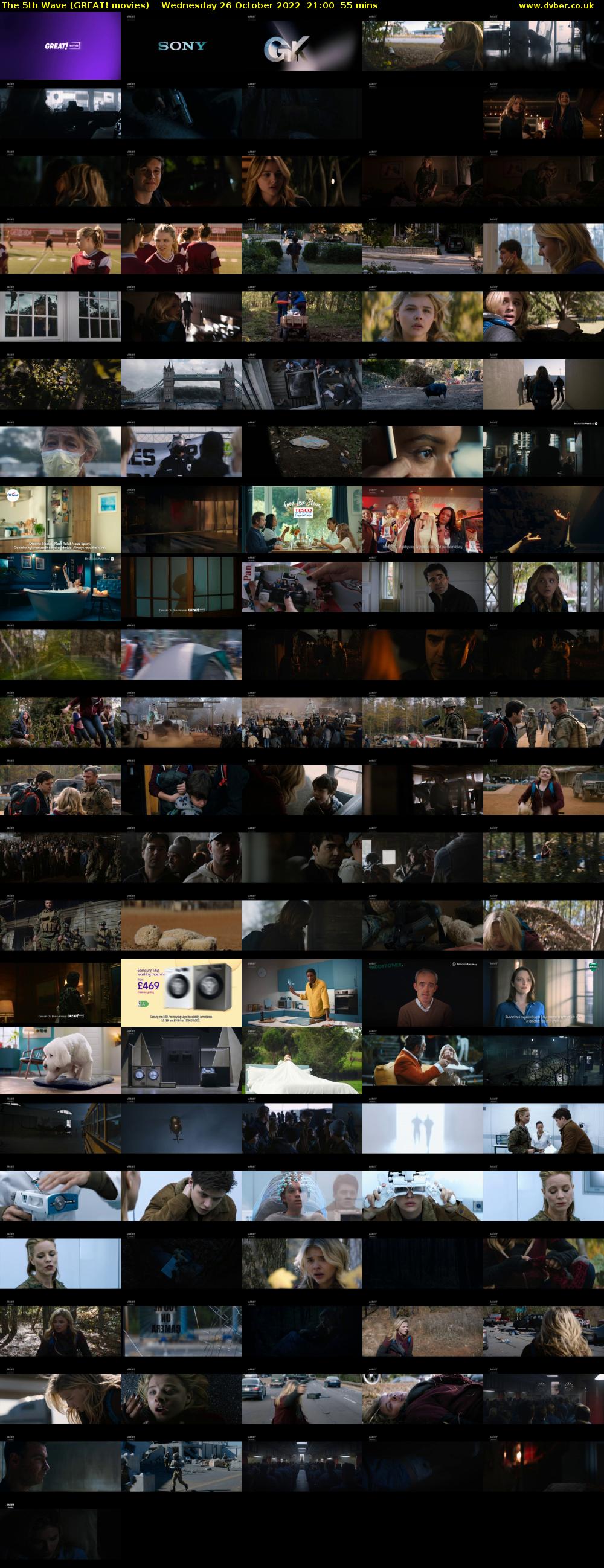 The 5th Wave (GREAT! movies) Wednesday 26 October 2022 21:00 - 21:55