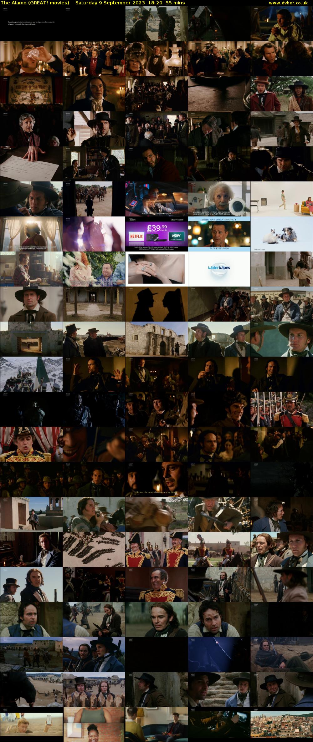 The Alamo (GREAT! movies) Saturday 9 September 2023 18:20 - 19:15