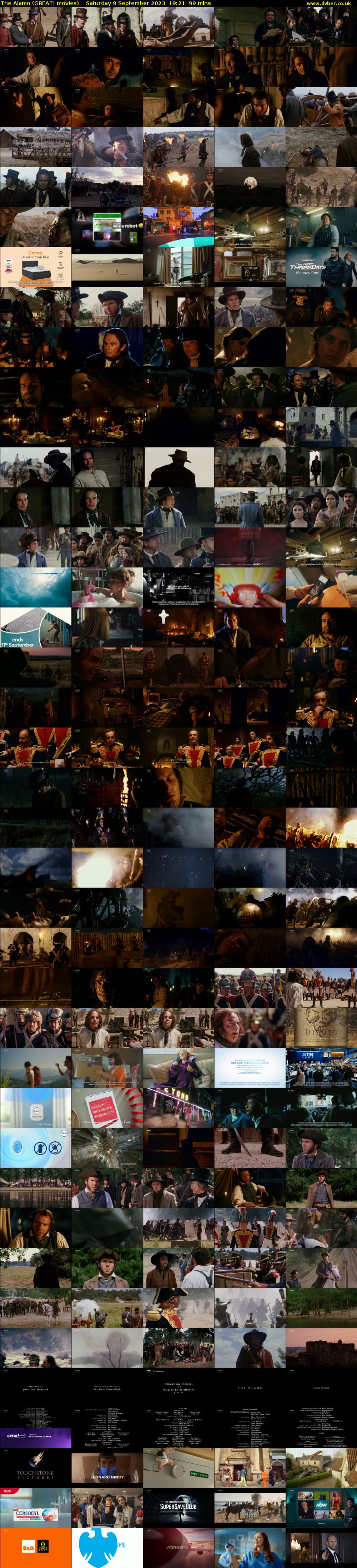The Alamo (GREAT! movies) Saturday 9 September 2023 19:21 - 21:00