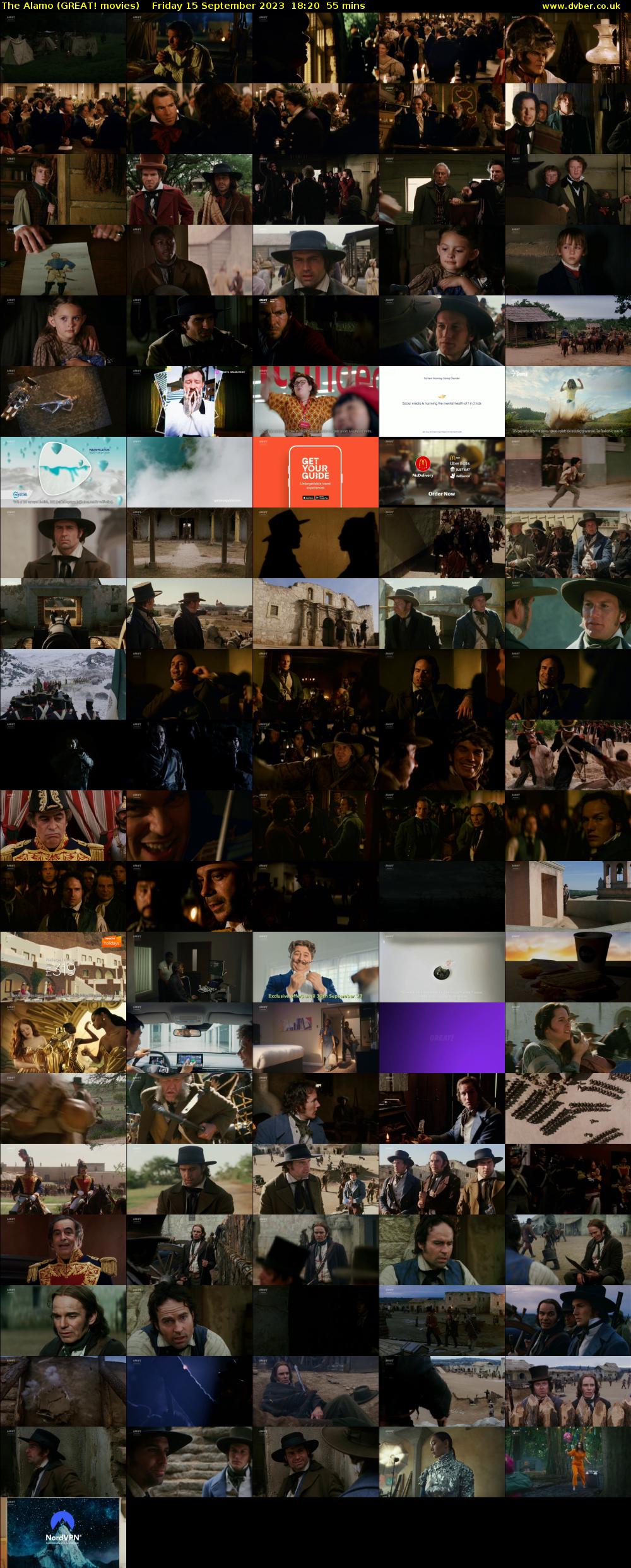The Alamo (GREAT! movies) Friday 15 September 2023 18:20 - 19:15