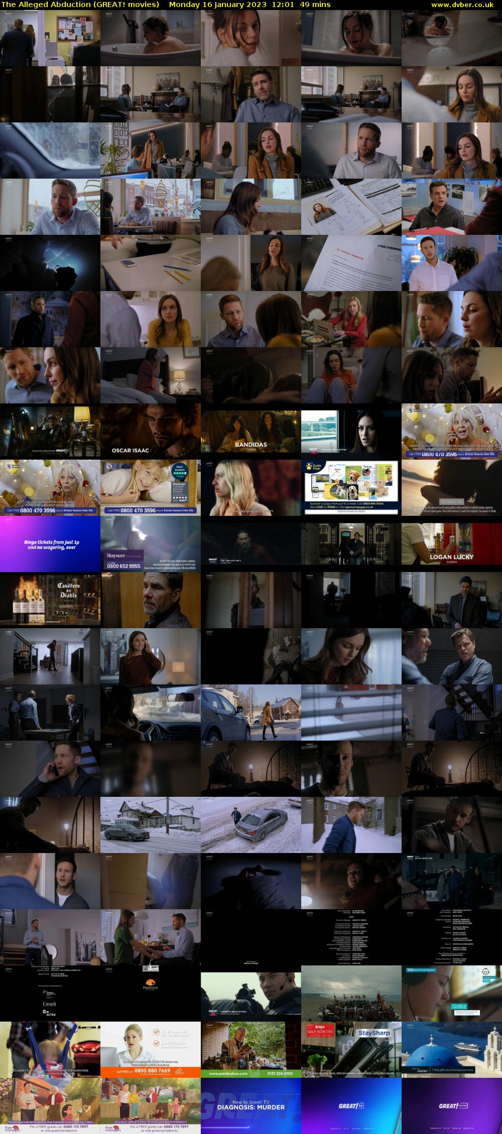The Alleged Abduction (GREAT! movies) Monday 16 January 2023 12:01 - 12:50