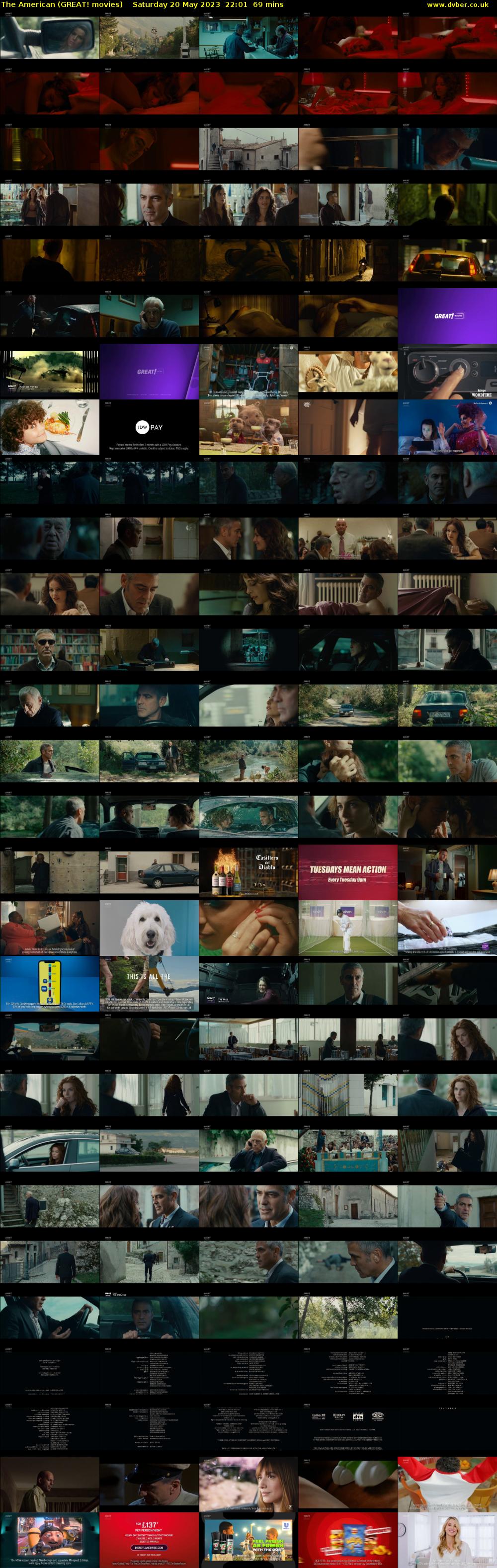 The American (GREAT! movies) Saturday 20 May 2023 22:01 - 23:10