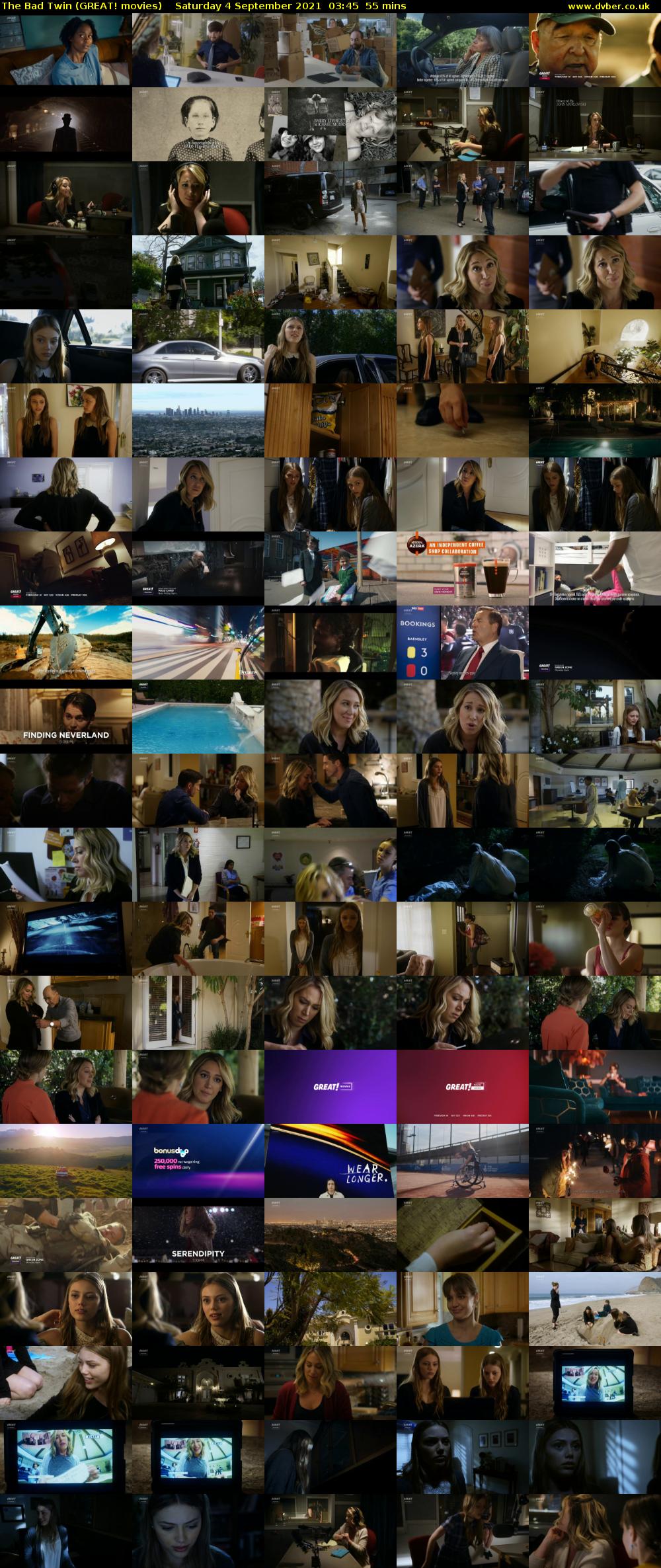 The Bad Twin (GREAT! movies) Saturday 4 September 2021 03:45 - 04:40