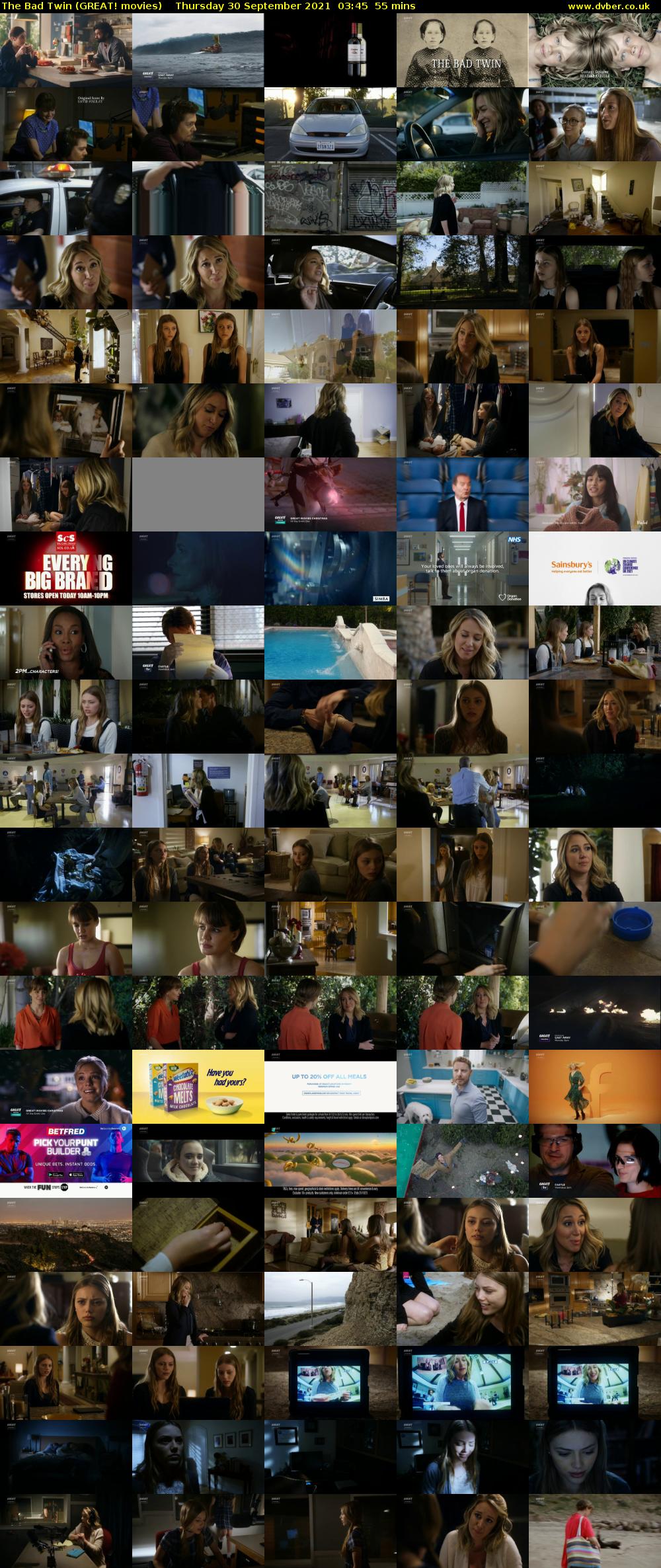 The Bad Twin (GREAT! movies) Thursday 30 September 2021 03:45 - 04:40