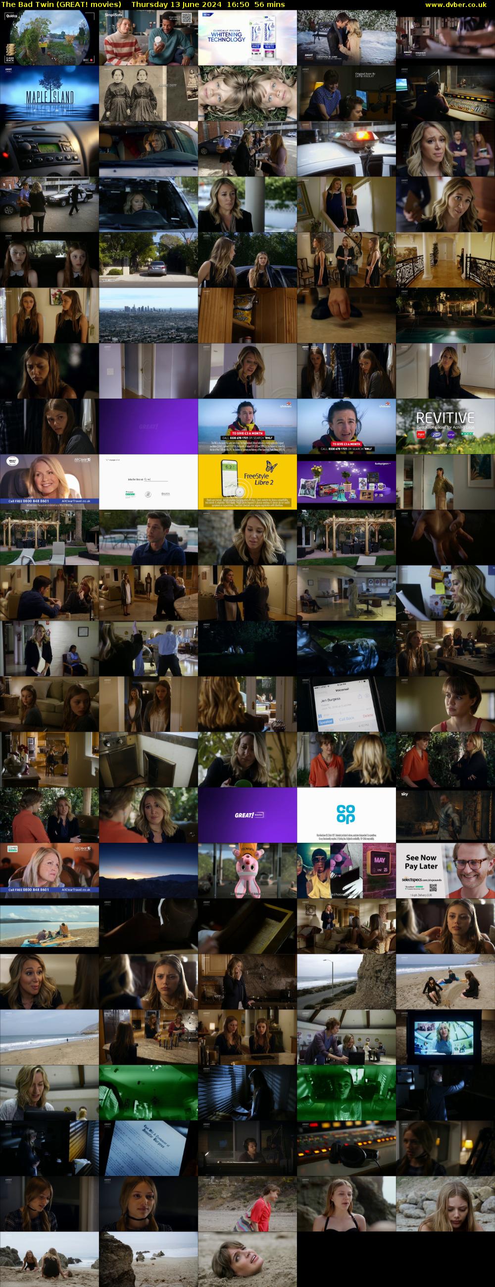 The Bad Twin (GREAT! movies) Thursday 13 June 2024 16:50 - 17:46
