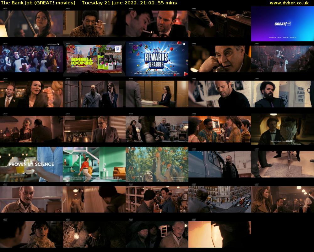 The Bank Job (GREAT! movies) Tuesday 21 June 2022 21:00 - 21:55