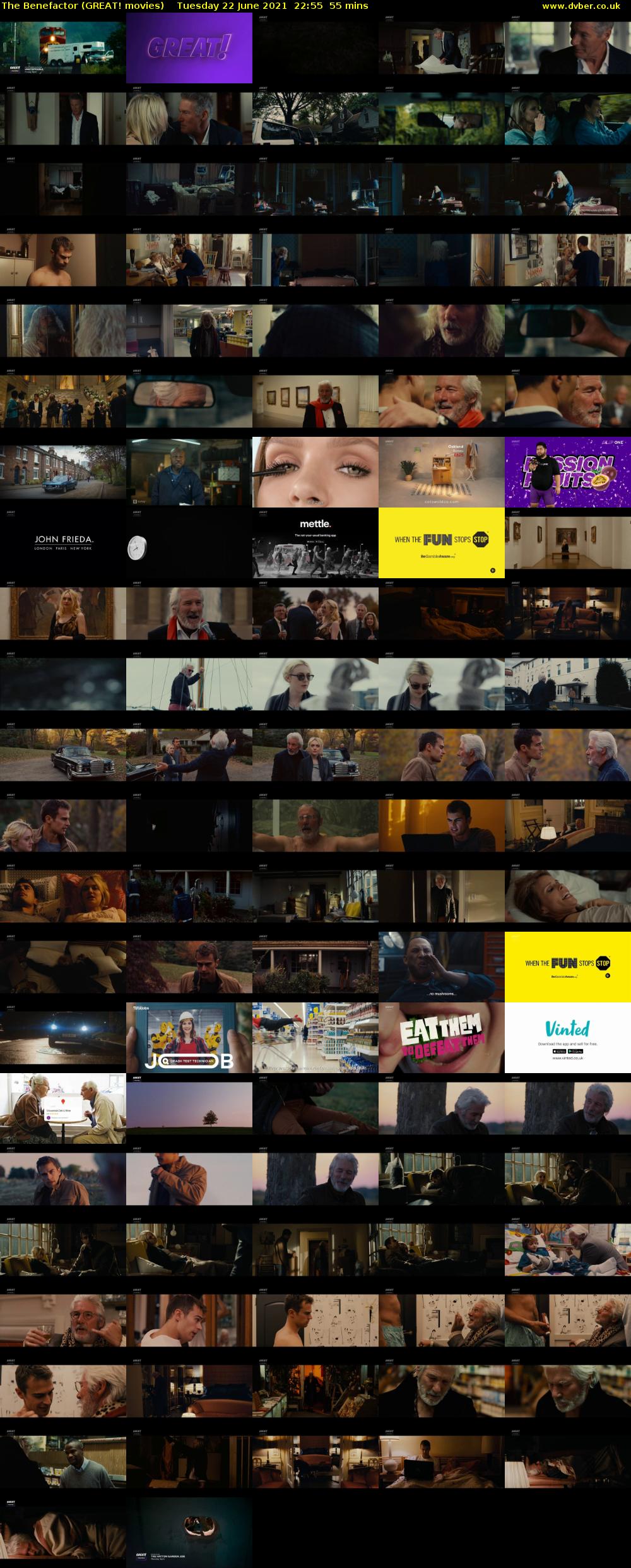 The Benefactor (GREAT! movies) Tuesday 22 June 2021 22:55 - 23:50