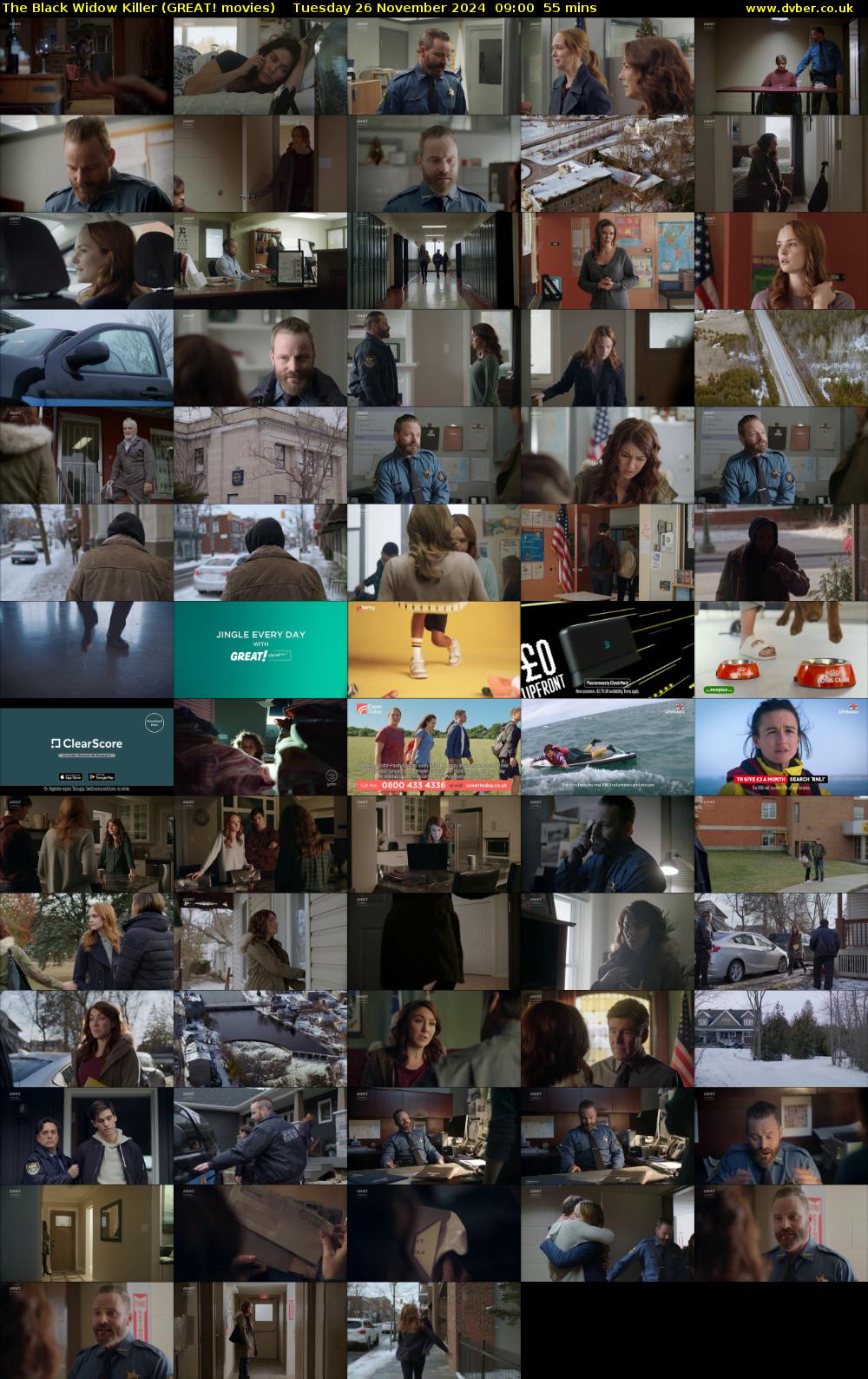 The Black Widow Killer (GREAT! movies) Tuesday 26 November 2024 09:00 - 09:55