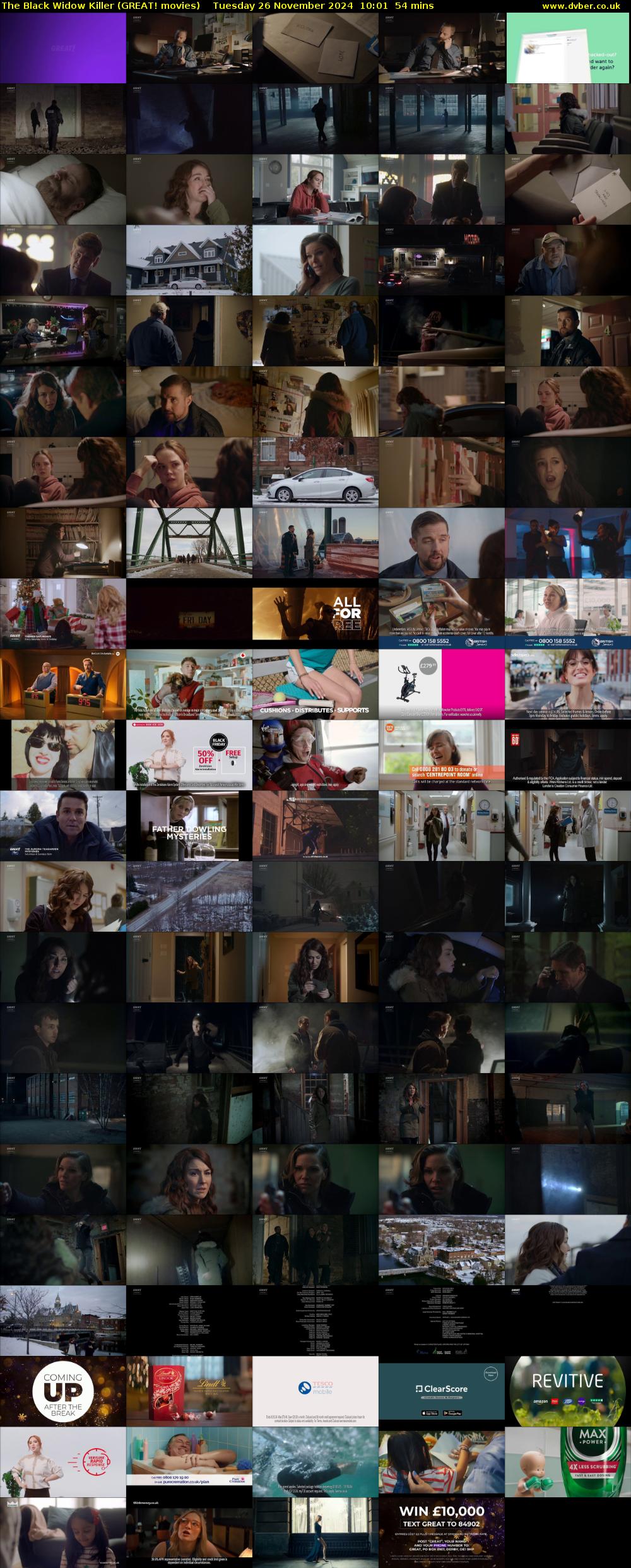 The Black Widow Killer (GREAT! movies) Tuesday 26 November 2024 10:01 - 10:55