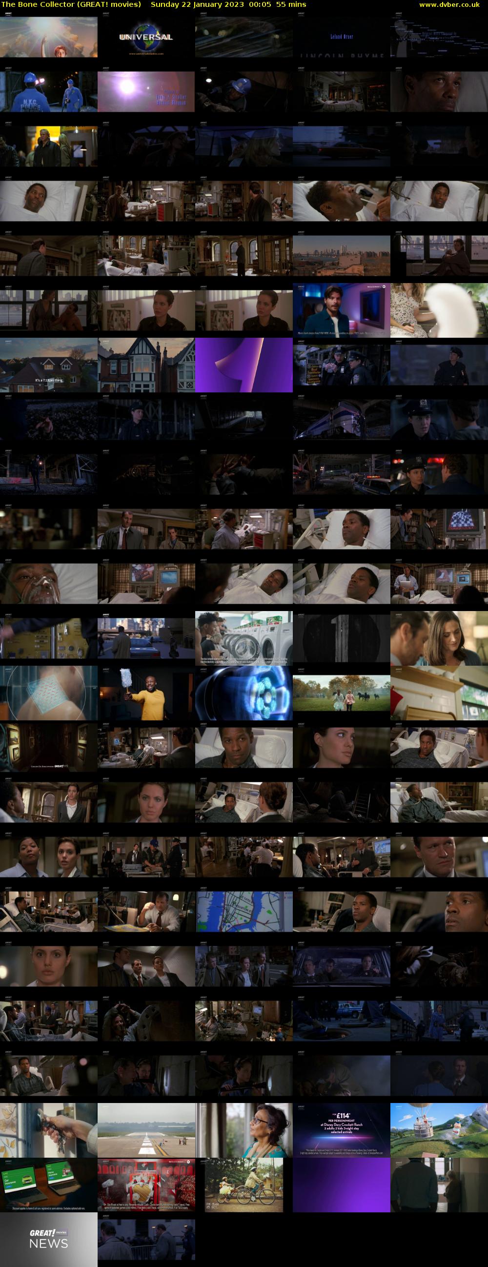 The Bone Collector (GREAT! movies) Sunday 22 January 2023 00:05 - 01:00