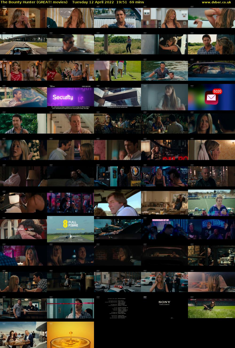 The Bounty Hunter (GREAT! movies) Tuesday 12 April 2022 19:51 - 21:00