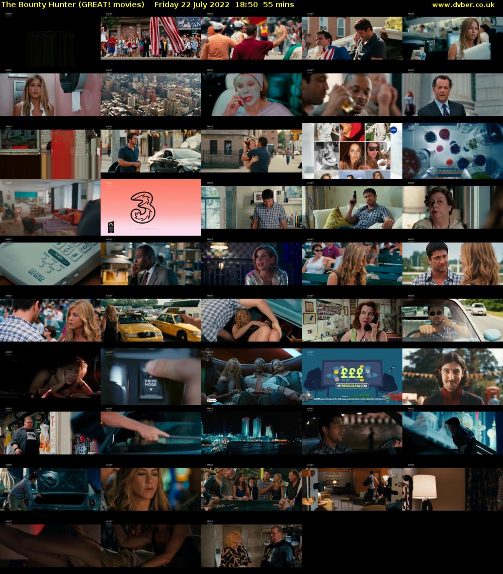 The Bounty Hunter (GREAT! movies) Friday 22 July 2022 18:50 - 19:45