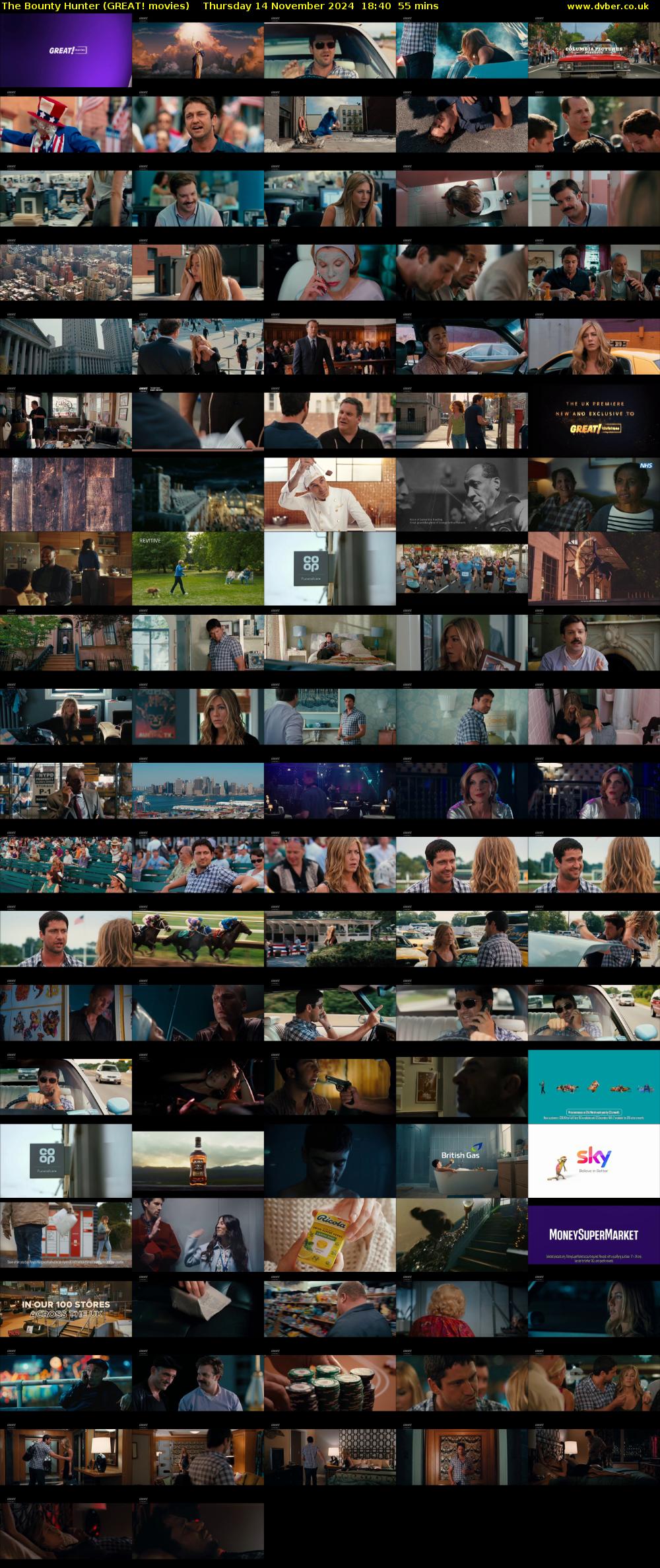 The Bounty Hunter (GREAT! movies) Thursday 14 November 2024 18:40 - 19:35