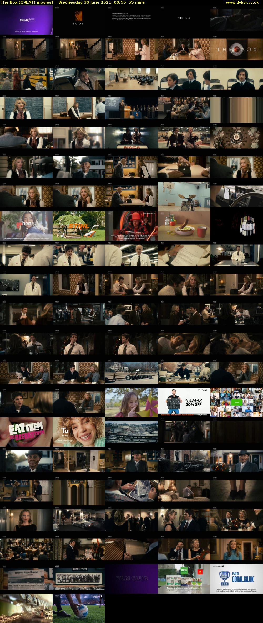 The Box (GREAT! movies) Wednesday 30 June 2021 00:55 - 01:50
