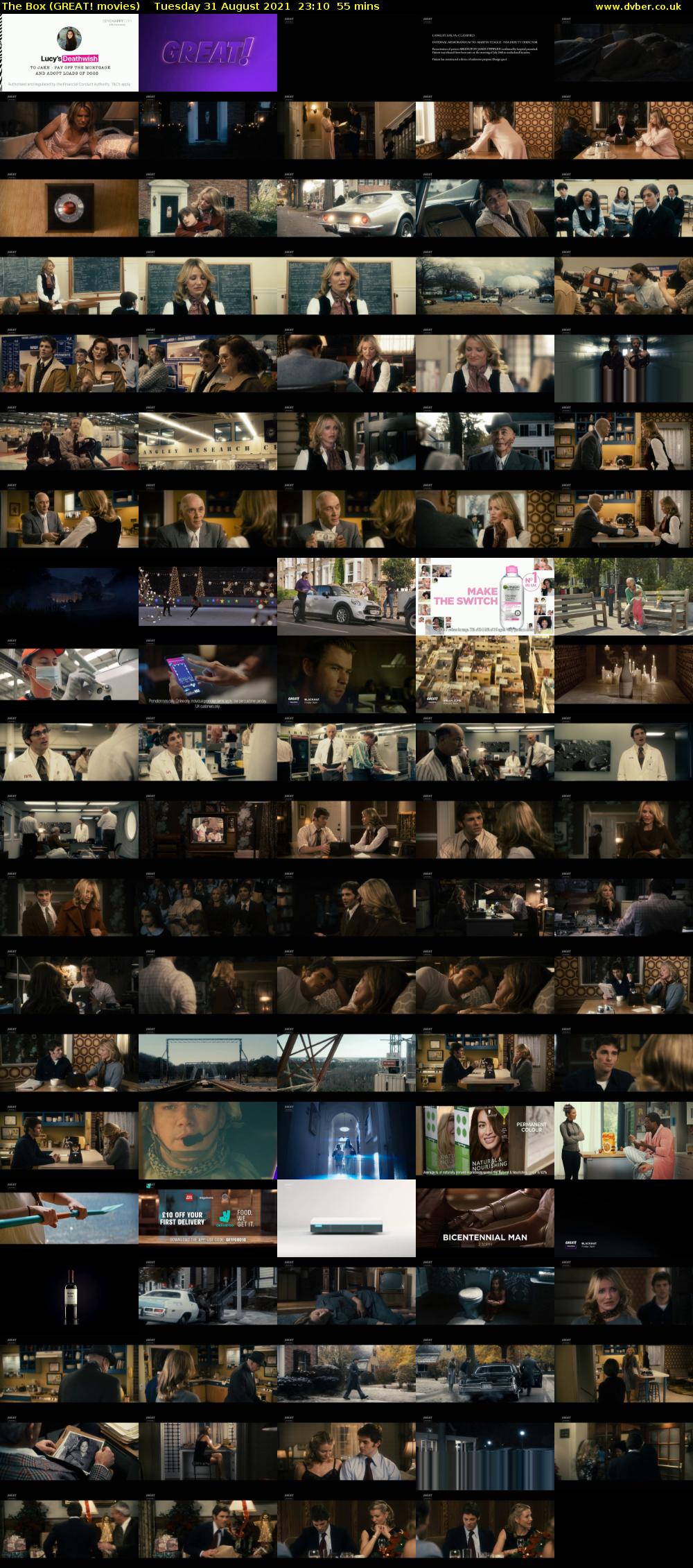 The Box (GREAT! movies) Tuesday 31 August 2021 23:10 - 00:05