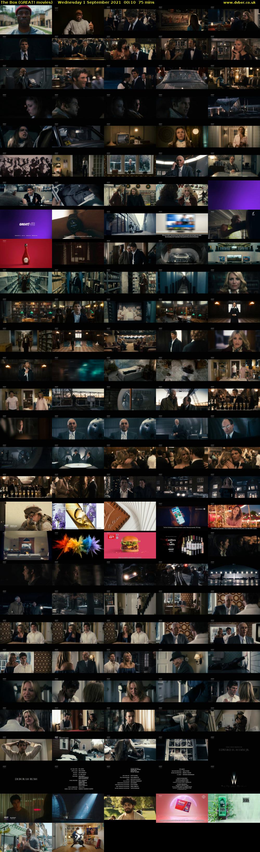 The Box (GREAT! movies) Wednesday 1 September 2021 00:10 - 01:25