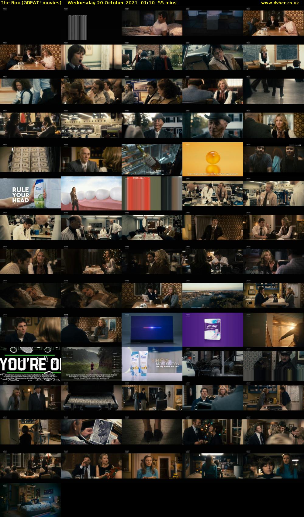 The Box (GREAT! movies) Wednesday 20 October 2021 01:10 - 02:05