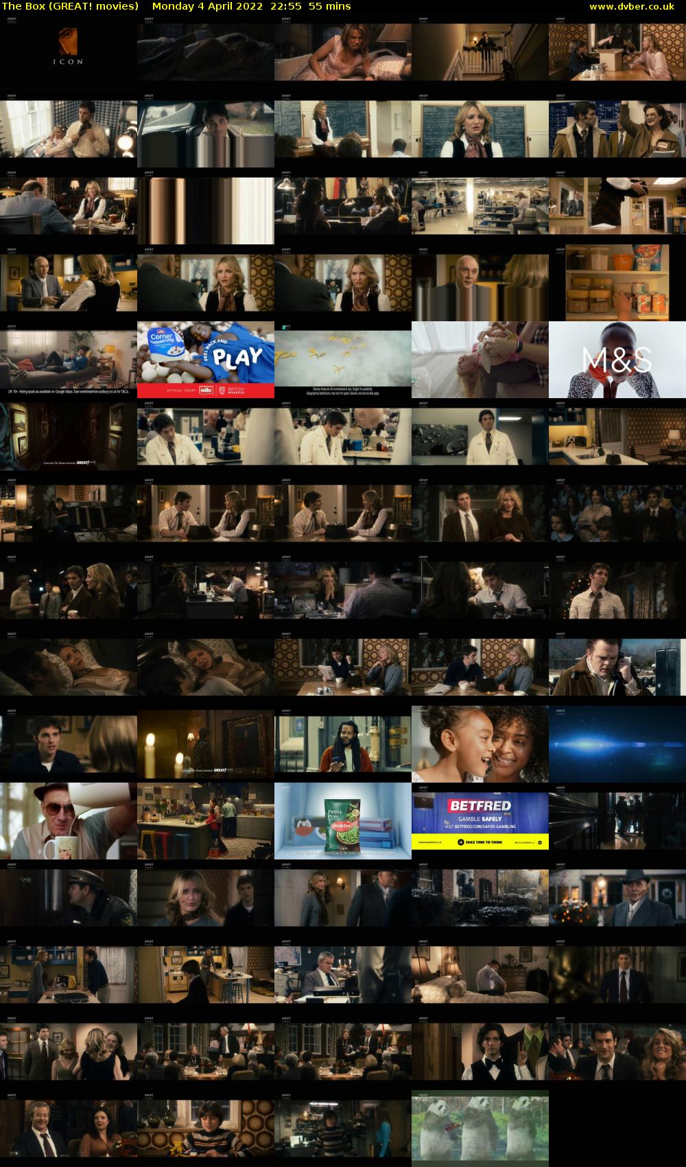 The Box (GREAT! movies) Monday 4 April 2022 22:55 - 23:50