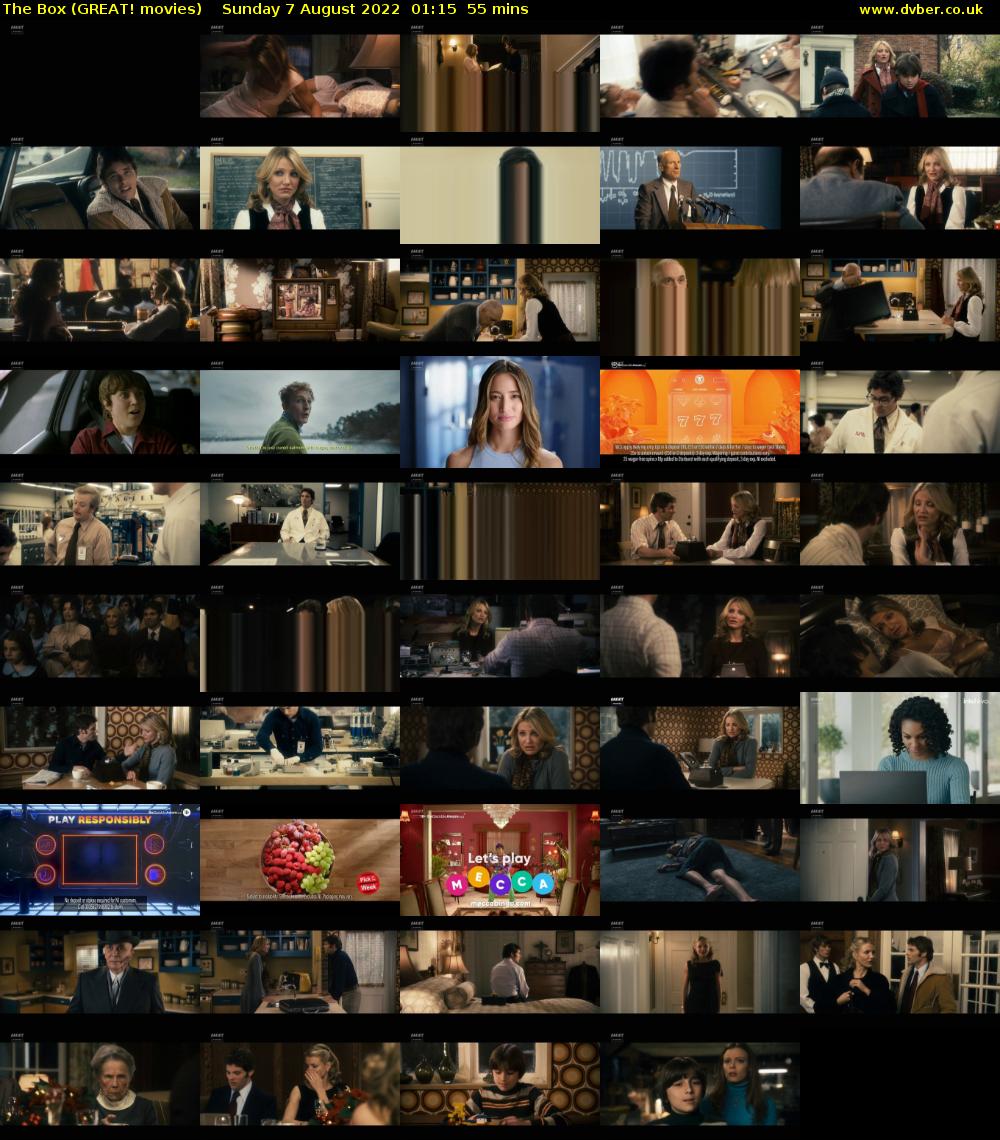 The Box (GREAT! movies) Sunday 7 August 2022 01:15 - 02:10