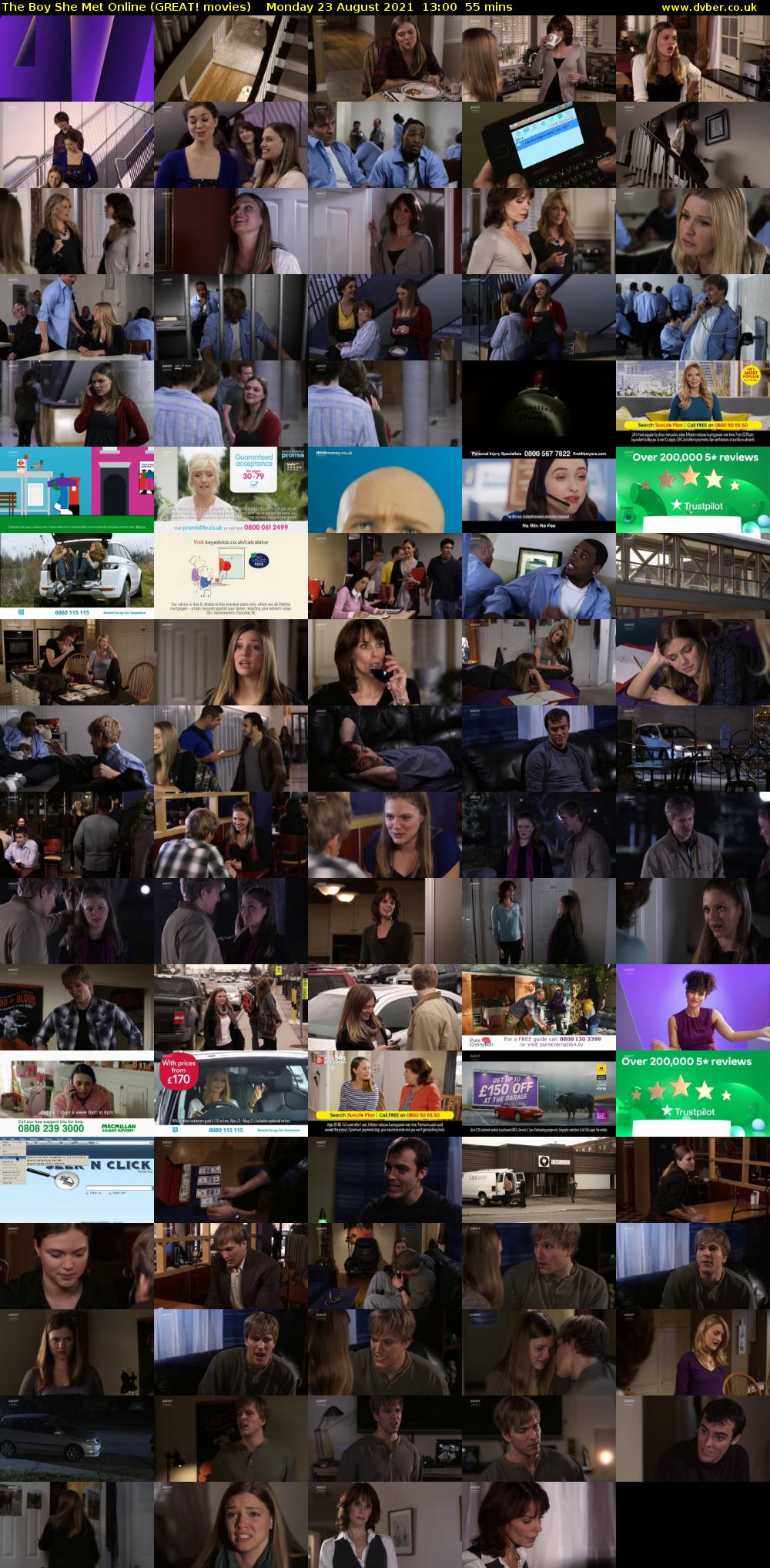 The Boy She Met Online (GREAT! movies) Monday 23 August 2021 13:00 - 13:55