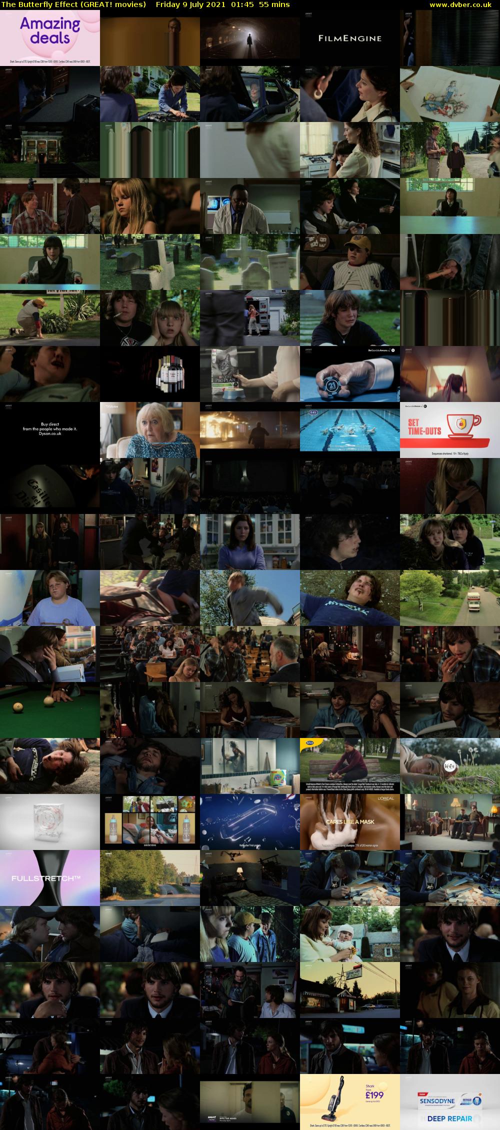 The Butterfly Effect (GREAT! movies) Friday 9 July 2021 01:45 - 02:40