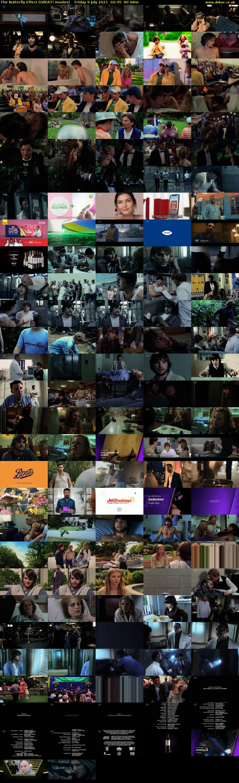 The Butterfly Effect (GREAT! movies) Friday 9 July 2021 02:45 - 04:05