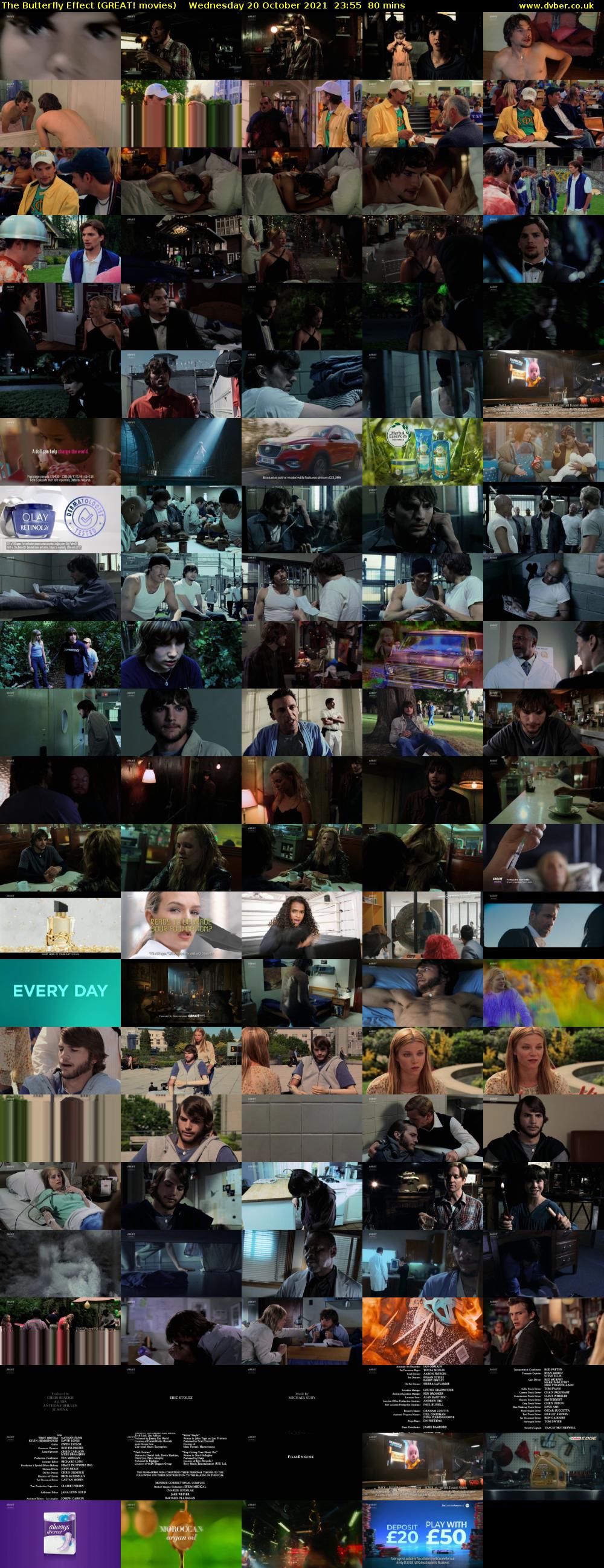 The Butterfly Effect (GREAT! movies) Wednesday 20 October 2021 23:55 - 01:15