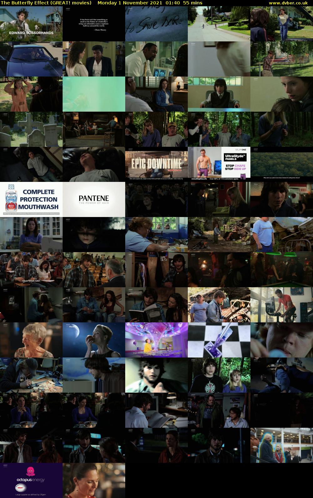 The Butterfly Effect (GREAT! movies) Monday 1 November 2021 01:40 - 02:35