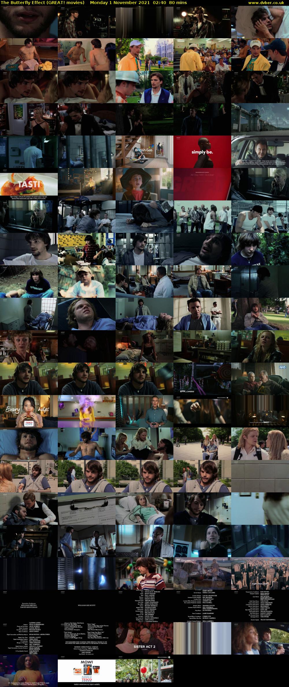 The Butterfly Effect (GREAT! movies) Monday 1 November 2021 02:40 - 04:00