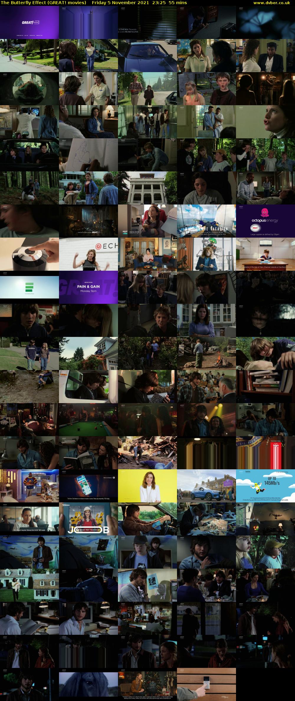 The Butterfly Effect (GREAT! movies) Friday 5 November 2021 23:25 - 00:20
