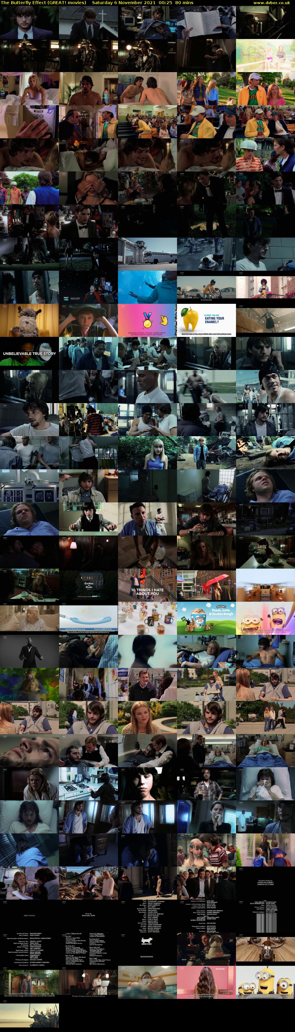 The Butterfly Effect (GREAT! movies) Saturday 6 November 2021 00:25 - 01:45