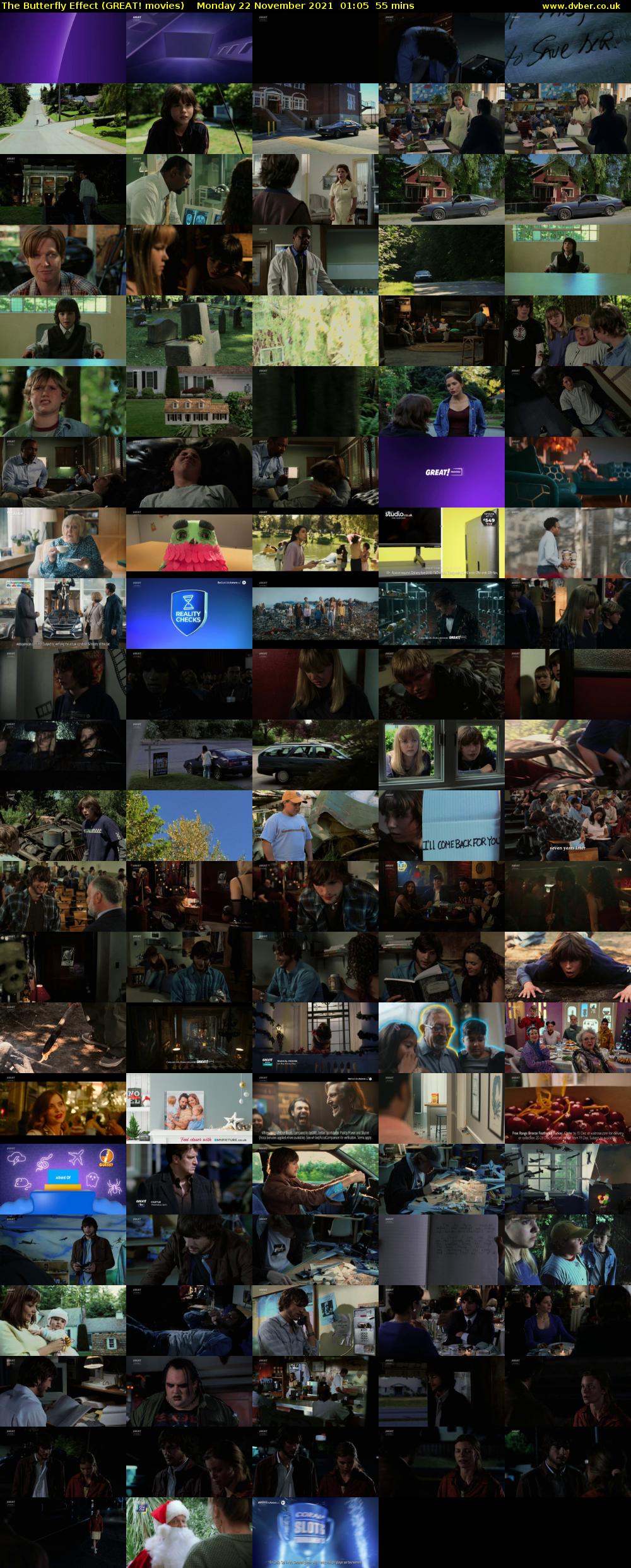 The Butterfly Effect (GREAT! movies) Monday 22 November 2021 01:05 - 02:00