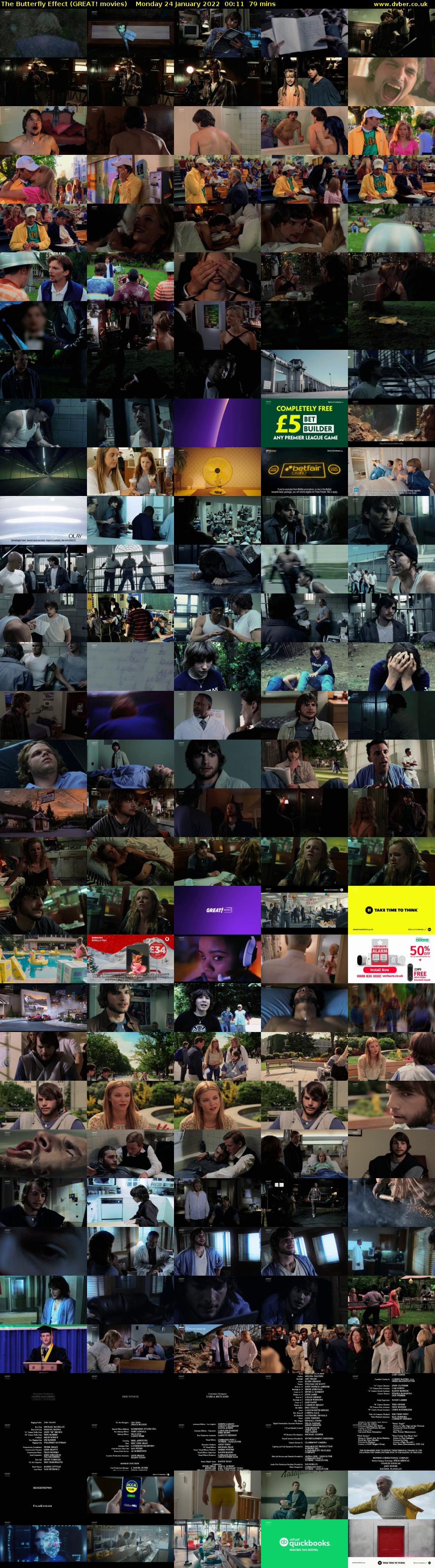 The Butterfly Effect (GREAT! movies) Monday 24 January 2022 00:11 - 01:30