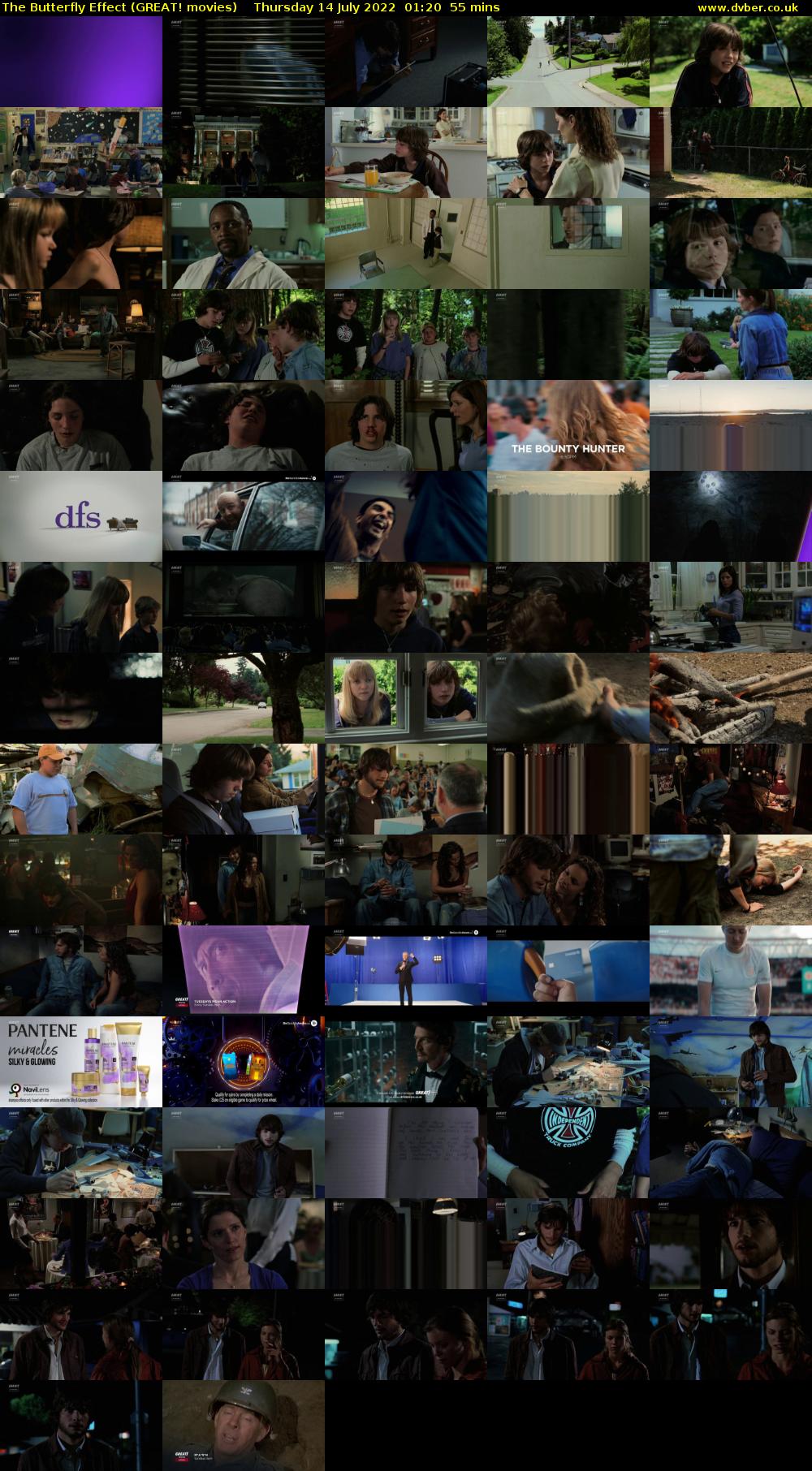 The Butterfly Effect (GREAT! movies) Thursday 14 July 2022 01:20 - 02:15
