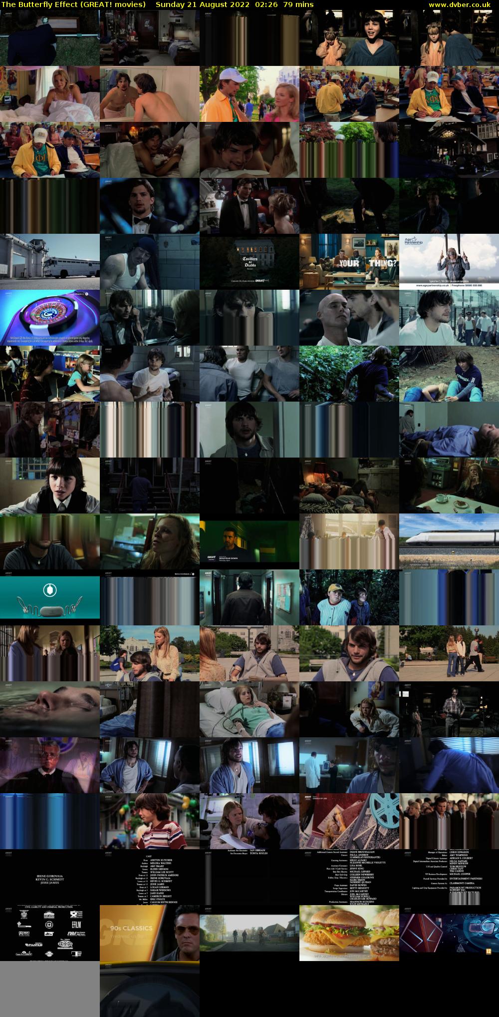 The Butterfly Effect (GREAT! movies) Sunday 21 August 2022 02:26 - 03:45