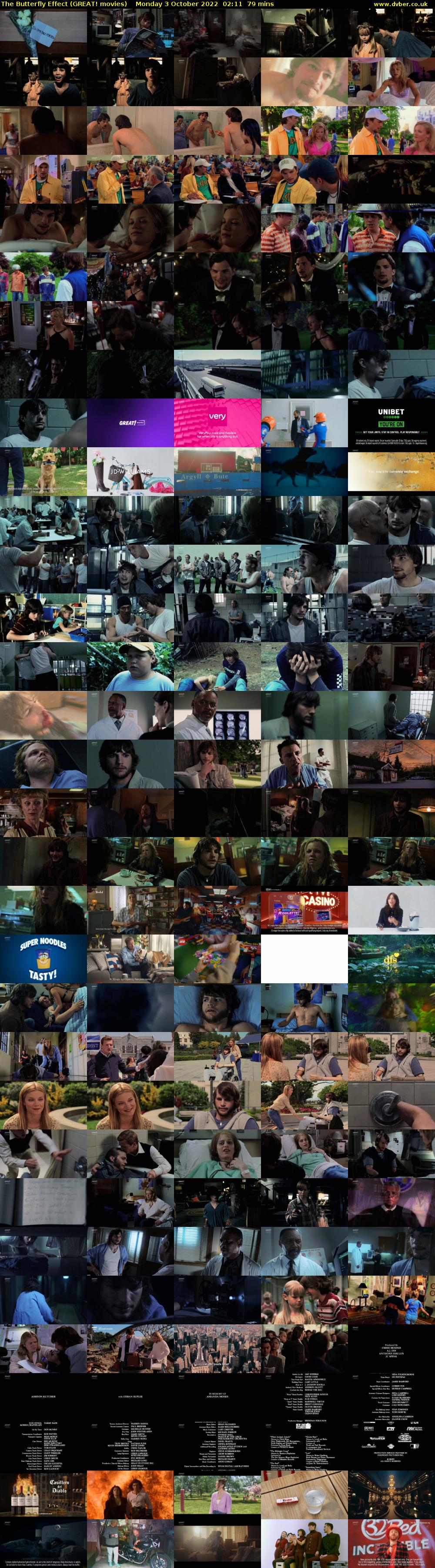 The Butterfly Effect (GREAT! movies) Monday 3 October 2022 02:11 - 03:30