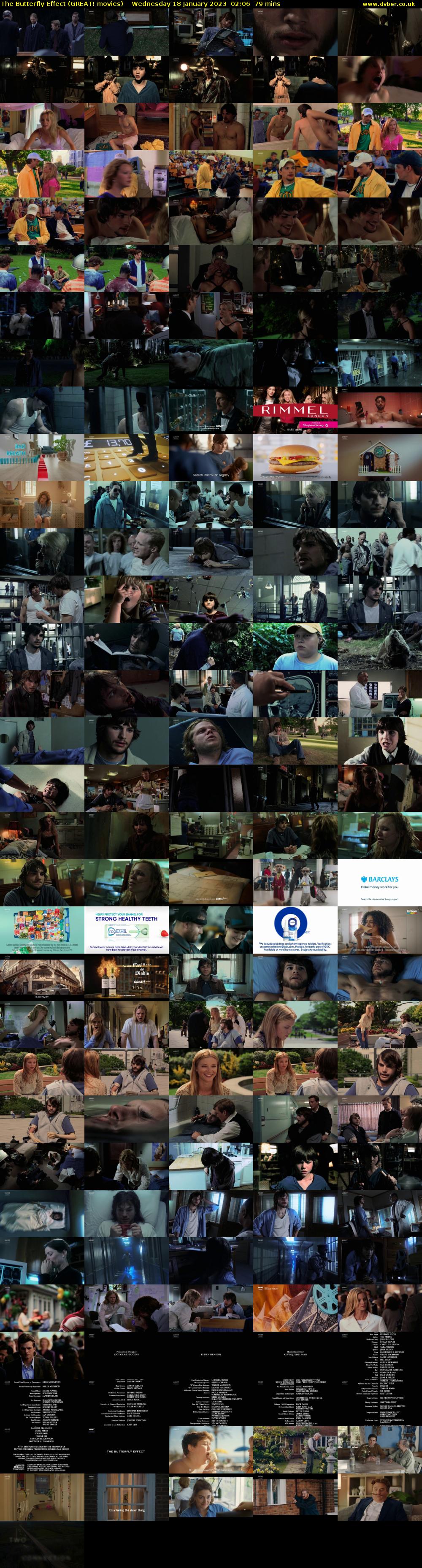 The Butterfly Effect (GREAT! movies) Wednesday 18 January 2023 02:06 - 03:25